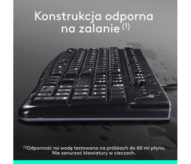 Logitech K120 czarna - 57509 - zdjęcie 5